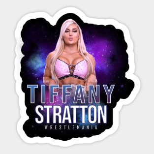 tiffany wrestle Sticker